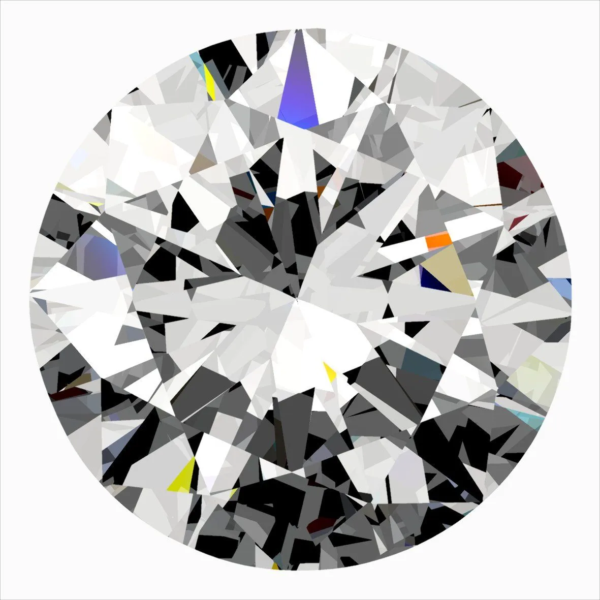 0.30ct ROUND H VS1 Natural diamond
