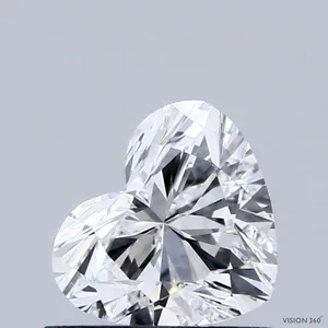 0.8ct HEART F VS2 Natural diamond