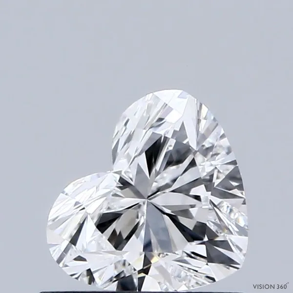 0.8ct HEART F VS2 Natural diamond