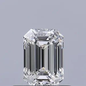 0.53ct EMERALD F VVS1 Natural diamond