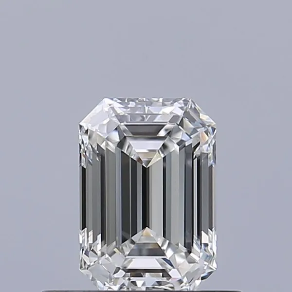 0.53ct EMERALD F VVS1 Natural diamond