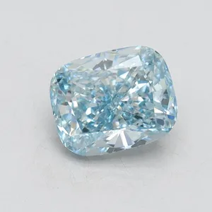 1.08ct CUSHION Fancy Intense Blue VVS2 Coloured Lab diamond