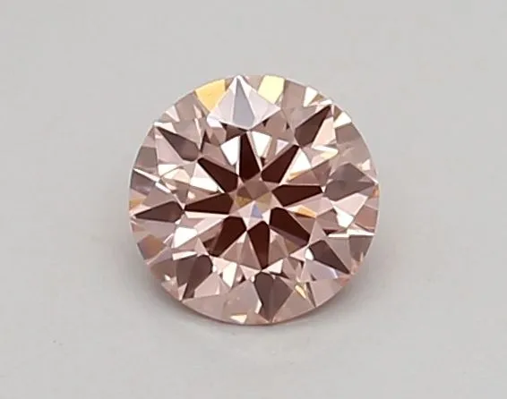 0.32ct ROUND Fancy Intense Pink VVS2 Coloured Lab diamond