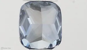 0.37ct CUSHION Fancy Vivid Blue VS1 Coloured Lab diamond