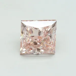 5ct PRINCESS Fancy Intense Pink VS2 Coloured Lab diamond