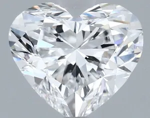 1.08ct HEART D VVS1 Lab diamond