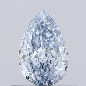 0.47ct PEAR Fancy Intense Blue VVS2 Coloured Lab diamond