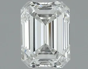 0.34ct EMERALD F VVS2 Natural diamond