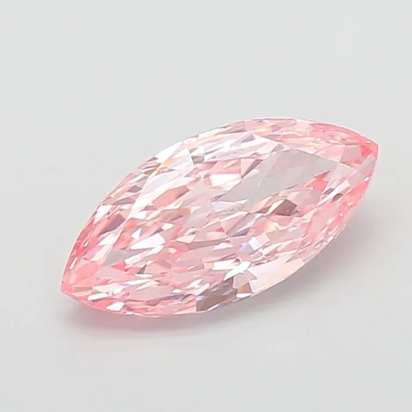 2.51ct MARQUISE Fancy Vivid Pink VVS2 Coloured Lab diamond