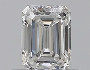 0.42ct EMERALD F VS1 Natural diamond