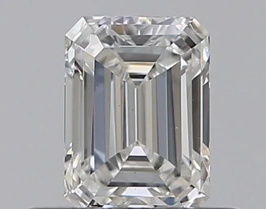 0.42ct EMERALD F VS1 Natural diamond