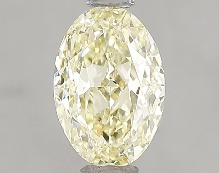 1.07ct OVAL Fancy Yellow VVS2 Coloured Lab diamond