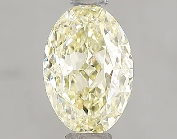 1.07ct OVAL Fancy Yellow VVS2 Coloured Lab diamond