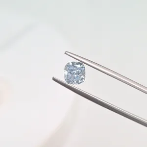 1.07ct CUSHION Fancy Light Blue VVS2 Coloured Lab diamond