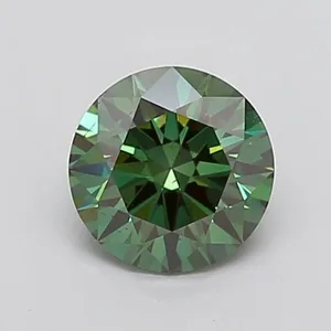 0.61ct ROUND Fancy Vivid Pink SI1 Coloured Lab diamond