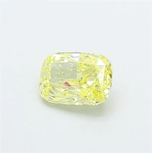 1.04ct CUSHION Fancy Yellow VS2 Coloured Lab diamond