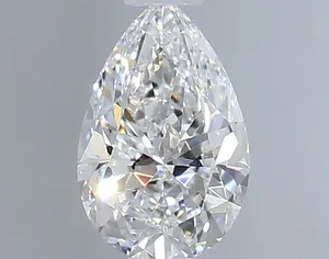 0.3ct PEAR D IF Natural diamond