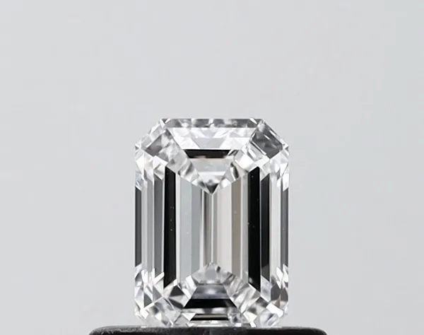 0.53ct EMERALD D VVS1 Lab diamond