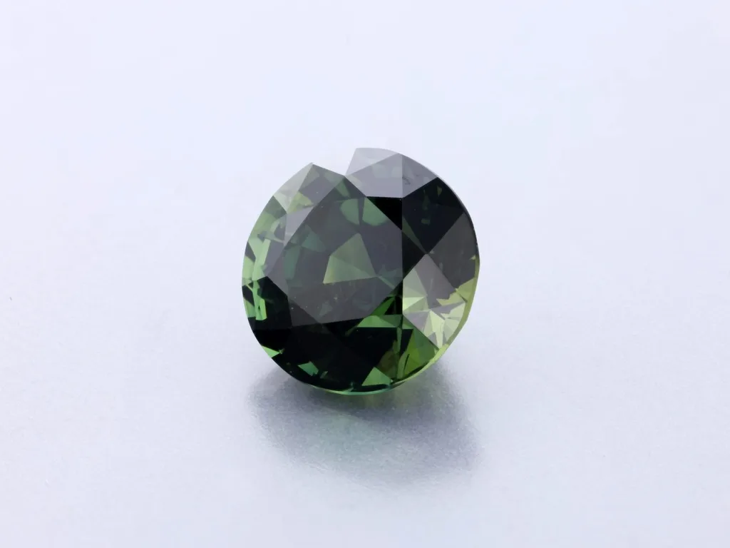 1.26ct Parti Sapphire, Round gemstone