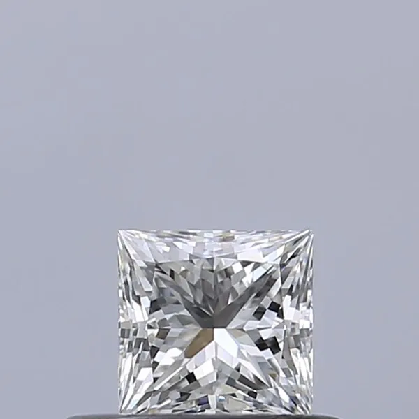 0.33ct PRINCESS F VVS2 Natural diamond
