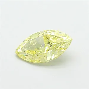 1.24ct MARQUISE Fancy Yellow VS1 Coloured Lab diamond