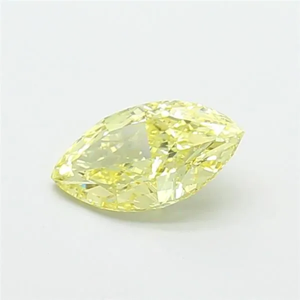 1.24ct MARQUISE Fancy Yellow VS1 Coloured Lab diamond