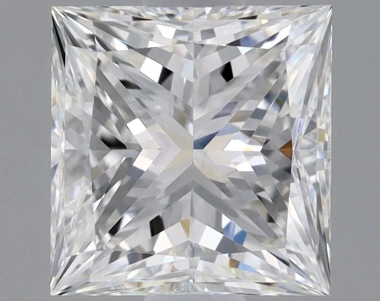 0.90ct PRINCESS E VS2 Natural diamond