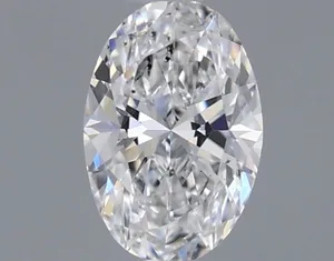 0.34ct OVAL D SI1 Lab diamond
