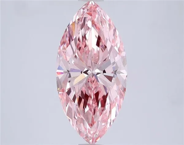 2.01ct MARQUISE Fancy Vivid Pink VS2 Coloured Lab diamond