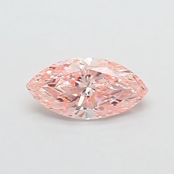 1.15ct MARQUISE Fancy Vivid Pink VVS2 Coloured Lab diamond