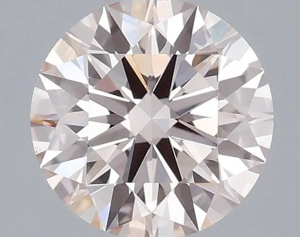 1.01ct ROUND Fancy Light Pink VS1 Coloured Lab diamond