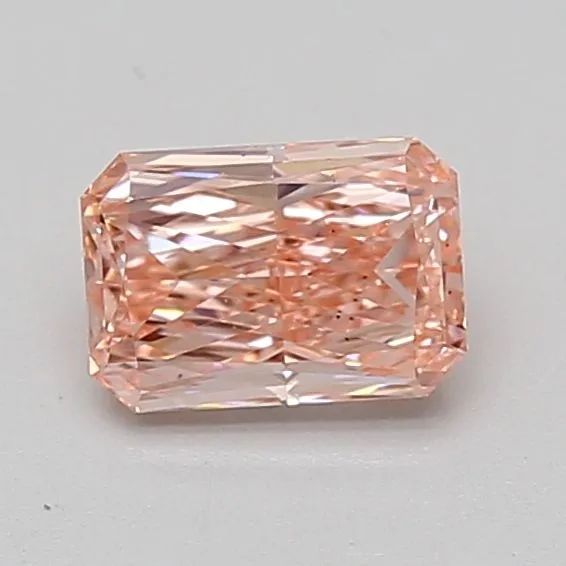 0.82ct RADIANT Fancy Vivid Pink VS2 Coloured Lab diamond