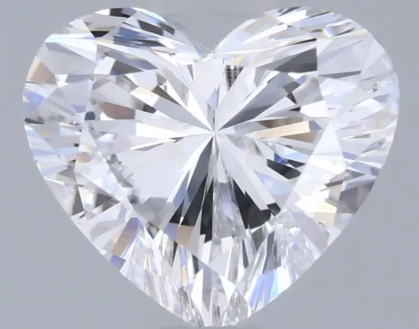 1ct HEART D VVS2 Lab diamond