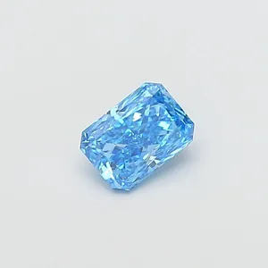 1.04ct RADIANT Fancy Vivid Blue VVS1 Coloured Lab diamond