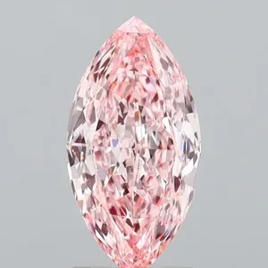 2.05ct MARQUISE Fancy Intense Pink VS1 Coloured Lab diamond