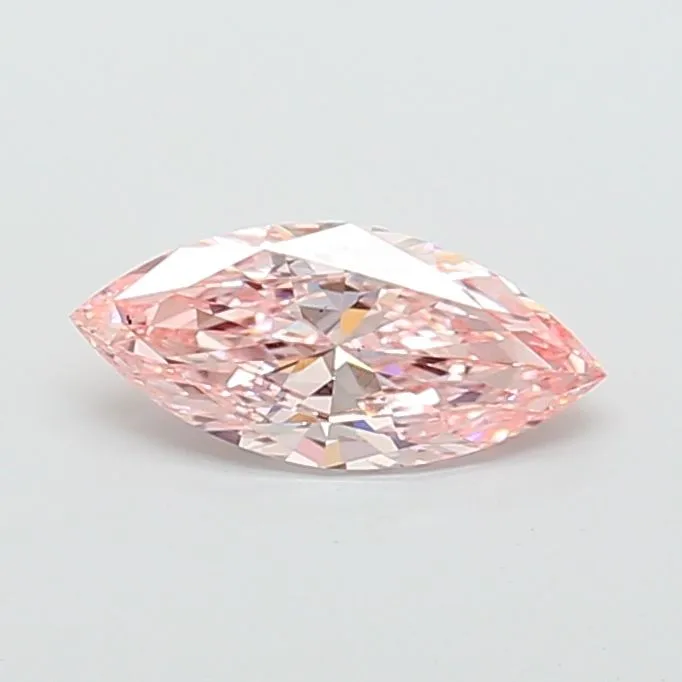 1.52ct MARQUISE Fancy Intense Pink VS2 Coloured Lab diamond