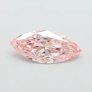 1.52ct MARQUISE Fancy Intense Pink VS2 Coloured Lab diamond