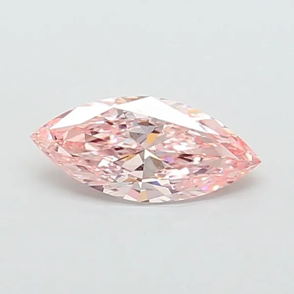 1.52ct MARQUISE Fancy Intense Pink VS2 Coloured Lab diamond