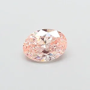 1ct OVAL Fancy Intense Pink VS1 Coloured Lab diamond