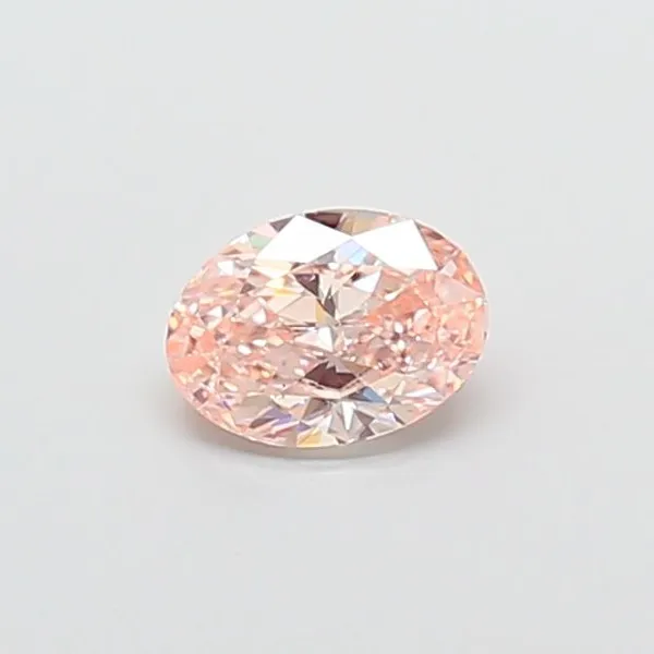 1ct OVAL Fancy Intense Pink VS1 Coloured Lab diamond
