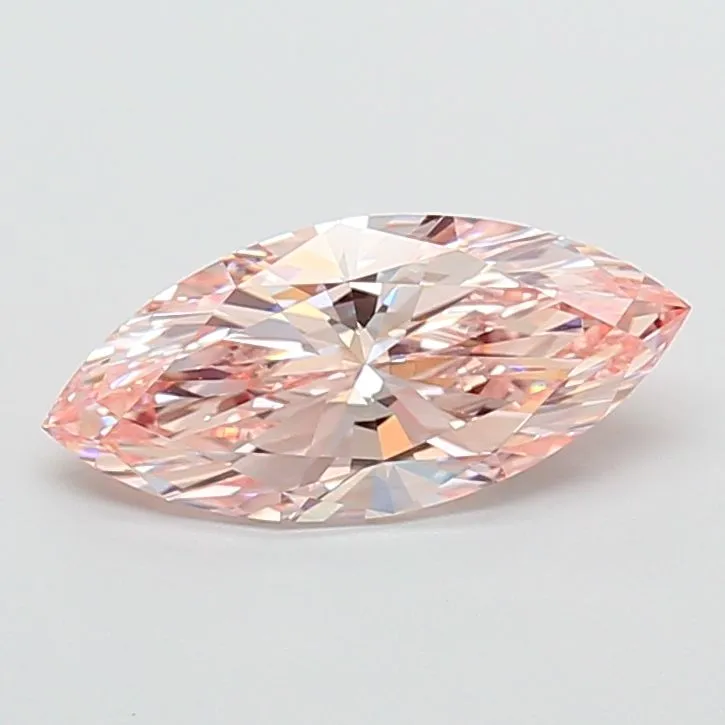 2.00ct MARQUISE Fancy Intense Pink VS1 Coloured Lab diamond