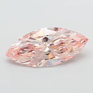 2ct MARQUISE Fancy Intense Pink VS1 Coloured Lab diamond