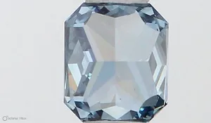 0.33ct RADIANT Fancy Vivid Blue VS2 Coloured Lab diamond