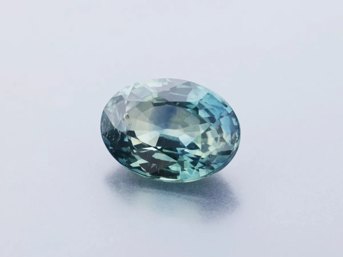 1.12ct Parti Sapphire, Oval gemstone