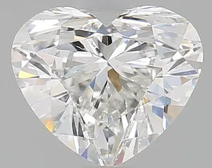 0.9ct HEART F VS2 Natural diamond