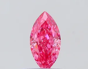 1.01ct MARQUISE Fancy Vivid Pink VVS2 Coloured Lab diamond