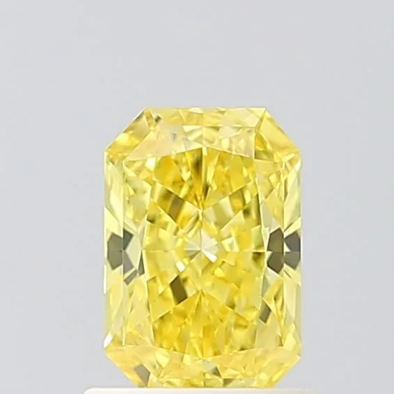 1.05ct RADIANT Fancy Vivid Yellow VS1 Coloured Lab diamond