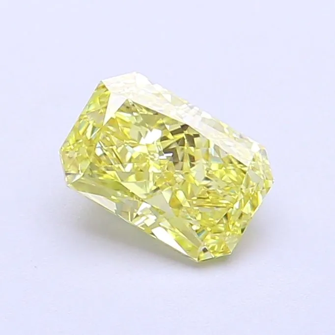 1.00ct RADIANT Fancy Intense Yellow VS2 Coloured Lab diamond