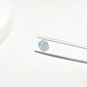 1.11ct CUSHION Fancy Light Blue VS1 Coloured Lab diamond