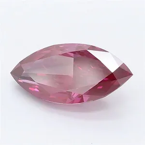 2ct MARQUISE Fancy Deep Pink VS2 Coloured Lab diamond